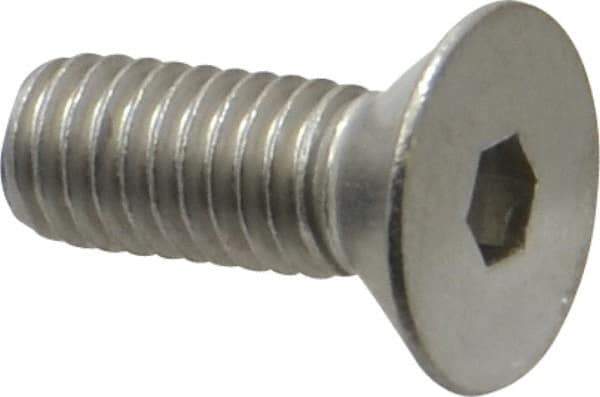 Value Collection - 3/8-16 UNC Hex Socket Drive, 82° Flat Screw - Grade 18-8 Stainless Steel, 1" OAL - Apex Tool & Supply