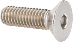 Value Collection - 3/8-16 UNC Hex Socket Drive, 82° Flat Screw - Grade 18-8 Stainless Steel, 1-1/4" OAL - Apex Tool & Supply