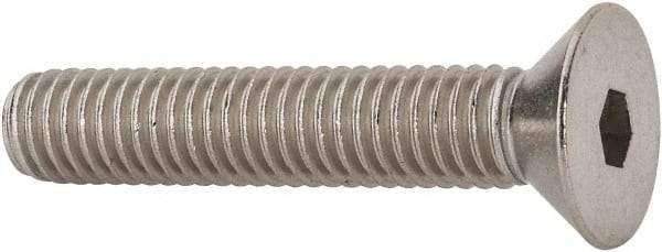 Value Collection - 3/8-16 UNC Hex Socket Drive, 82° Flat Screw - Grade 18-8 Stainless Steel, 2" OAL - Apex Tool & Supply