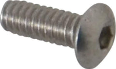 Value Collection - #2-56 UNC Hex Socket Drive, Button Screw - Grade 18-8 Stainless Steel, 1/4" Length Under Head - Apex Tool & Supply
