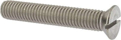Value Collection - 1/2-13 UNC, 3" OAL Slotted Drive Machine Screw - Flat Head, Grade 18-8 Stainless Steel, Uncoated, Without Washer - Apex Tool & Supply