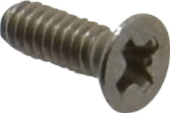 Value Collection - #2-56 UNC, 1/4" OAL Phillips Drive Machine Screw - Flat Head, Grade 18-8 Stainless Steel, Uncoated, Without Washer - Apex Tool & Supply