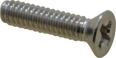 Value Collection - #2-56 UNC, 3/8" OAL Phillips Drive Machine Screw - Flat Head, Grade 18-8 Stainless Steel, Uncoated, Without Washer - Apex Tool & Supply