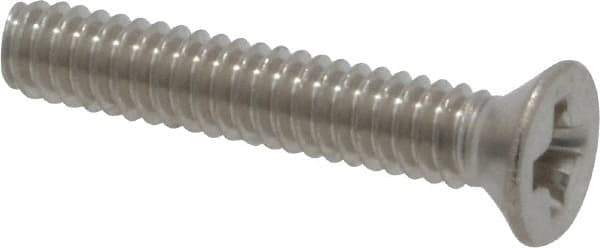 Value Collection - #2-56 UNC, 1/2" OAL Phillips Drive Machine Screw - Flat Head, Grade 18-8 Stainless Steel, Uncoated, Without Washer - Apex Tool & Supply