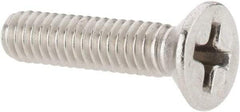 Value Collection - #8-32 UNC, 3/4" OAL Phillips Drive Machine Screw - Flat Head, Grade 18-8 Stainless Steel, Uncoated, Without Washer - Apex Tool & Supply