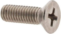 Value Collection - #10-32 UNF, 5/8" OAL Phillips Drive Machine Screw - Flat Head, Grade 18-8 Stainless Steel, Uncoated, Without Washer - Apex Tool & Supply