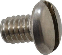 Value Collection - #8-32 UNC, 1/4" Length Under Head Slotted Drive Machine Screw - Pan Head, Grade 18-8 Stainless Steel, Uncoated, Without Washer - Apex Tool & Supply
