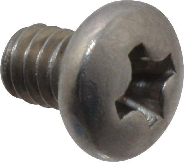 Value Collection - #2-56 UNC, 1/8" Length Under Head Phillips Drive Machine Screw - Pan Head, Grade 18-8 Stainless Steel, Uncoated, Without Washer - Apex Tool & Supply