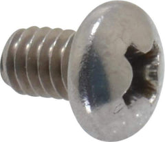 Value Collection - #8-32 UNC, 1/4" Length Under Head Phillips Drive Machine Screw - Pan Head, Grade 18-8 Stainless Steel, Uncoated, Without Washer - Apex Tool & Supply