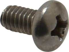 Value Collection - #8-32 UNC, 5/16" Length Under Head Phillips Drive Machine Screw - Pan Head, Grade 18-8 Stainless Steel, Uncoated, Without Washer - Apex Tool & Supply