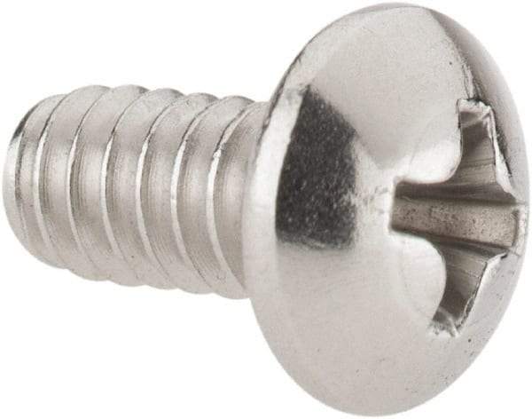 Value Collection - #10-24 UNC, 3/8" Length Under Head Phillips Drive Machine Screw - Pan Head, Grade 18-8 Stainless Steel, Uncoated, Without Washer - Apex Tool & Supply