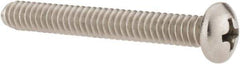 Value Collection - #10-24 UNC, 1-1/2" Length Under Head Phillips Drive Machine Screw - Pan Head, Grade 18-8 Stainless Steel, Uncoated, Without Washer - Apex Tool & Supply