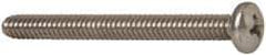 Value Collection - #10-24 UNC, 2" Length Under Head Phillips Drive Machine Screw - Pan Head, Grade 18-8 Stainless Steel, Uncoated, Without Washer - Apex Tool & Supply