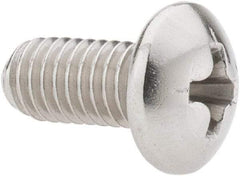 Value Collection - #10-32 UNF, 3/8" Length Under Head Phillips Drive Machine Screw - Pan Head, Grade 18-8 Stainless Steel, Uncoated, Without Washer - Apex Tool & Supply