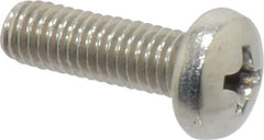 Value Collection - #10-32 UNF, 5/8" Length Under Head Phillips Drive Machine Screw - Pan Head, Grade 18-8 Stainless Steel, Uncoated, Without Washer - Apex Tool & Supply