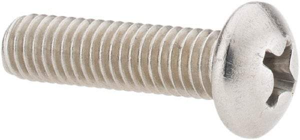 Value Collection - #10-32 UNF, 3/4" Length Under Head Phillips Drive Machine Screw - Pan Head, Grade 18-8 Stainless Steel, Uncoated, Without Washer - Apex Tool & Supply