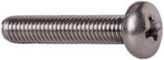 Value Collection - #10-32 UNF, 1" Length Under Head Phillips Drive Machine Screw - Pan Head, Grade 18-8 Stainless Steel, Uncoated, Without Washer - Apex Tool & Supply