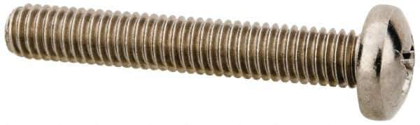 Value Collection - #10-32 UNF, 1-1/4" Length Under Head Phillips Drive Machine Screw - Pan Head, Grade 18-8 Stainless Steel, Uncoated, Without Washer - Apex Tool & Supply