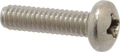Value Collection - 1/4-20 UNC, 1" Length Under Head Phillips Drive Machine Screw - Pan Head, Grade 18-8 Stainless Steel, Uncoated, Without Washer - Apex Tool & Supply