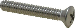 Value Collection - #10-24 UNC, 1-1/4" OAL Phillips Drive Machine Screw - Oval Head, Grade 18-8 Stainless Steel, Uncoated, Without Washer - Apex Tool & Supply