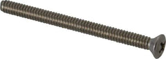 Value Collection - #10-24 UNC, 2-1/2" OAL Phillips Drive Machine Screw - Oval Head, Grade 18-8 Stainless Steel, Uncoated, Without Washer - Apex Tool & Supply