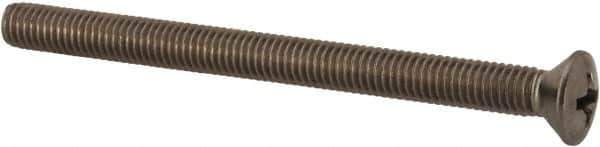 Value Collection - #10-32 UNF, 2-1/2" OAL Phillips Drive Machine Screw - Oval Head, Grade 18-8 Stainless Steel, Uncoated, Without Washer - Apex Tool & Supply