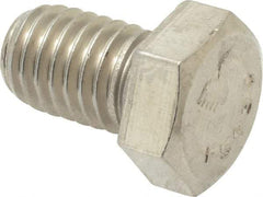 Value Collection - 1/2-13 UNC, 3/4" Length Under Head Hex Head Cap Screw - Grade 18-8 Stainless Steel, 3/4" Hex - Apex Tool & Supply