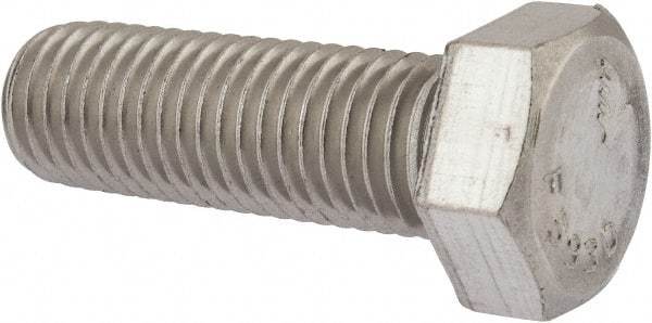 Value Collection - 3/4-10 UNC, 2-1/4" Length Under Head Hex Head Cap Screw - Grade 18-8 Stainless Steel, 1-1/8" Hex - Apex Tool & Supply