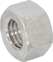Value Collection - 3/4-10 UNC Stainless Steel Right Hand Heavy Hex Nut - 1-1/4" Across Flats, 47/64" High, Uncoated - Apex Tool & Supply