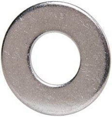 Value Collection - 1/2" Screw, Grade 316 Stainless Steel Standard Flat Washer - 17/32" ID x 1-1/16" OD, 0.095" Thick - Apex Tool & Supply