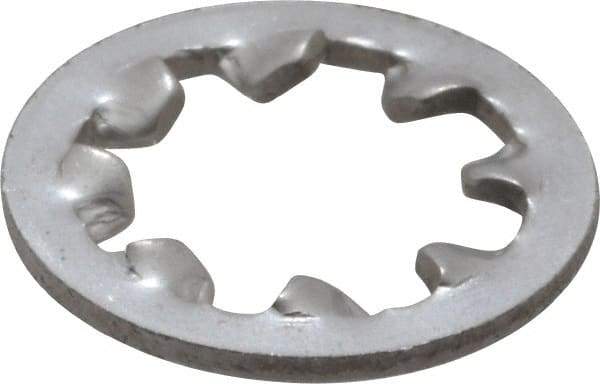 Value Collection - #12 Screw, 0.394" ID, Stainless Steel Internal Tooth Lock Washer - 0.41" OD, Grade 410 - Apex Tool & Supply
