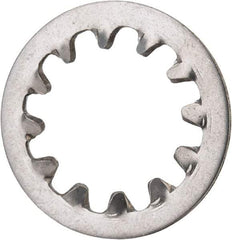 Value Collection - 1/2" Screw, 0.53" ID, Stainless Steel Internal Tooth Lock Washer - 0.985" OD, Grade 410 - Apex Tool & Supply