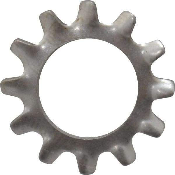 Value Collection - 3/8" Screw, 0.398" ID, Stainless Steel External Tooth Lock Washer - 0.692" OD, Grade 410 - Apex Tool & Supply