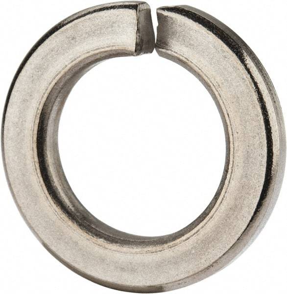 Value Collection - 1", 1/4" Thick Split Lock Washer - 316 Stainless Steel, 1.003" Min ID, 1.024" Max ID, 0.109" Min OD, 1.656" Max OD - Apex Tool & Supply