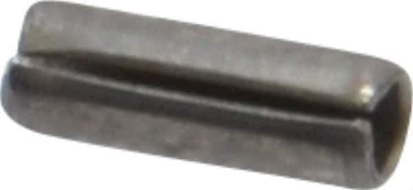 Value Collection - 1/16" Diam x 3/16" Long Slotted Spring Pin - Grade 420 Stainless Steel, Bright Finish - Apex Tool & Supply