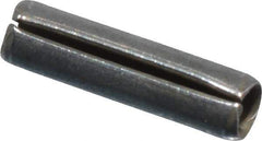 Made in USA - 1/16" Diam x 1/4" Long Slotted Spring Pin - Grade 420 Stainless Steel, Bright Finish - Apex Tool & Supply