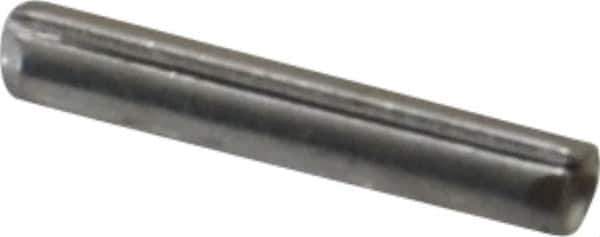 Made in USA - 1/16" Diam x 3/8" Long Slotted Spring Pin - Grade 420 Stainless Steel, Bright Finish - Apex Tool & Supply