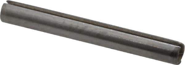 Value Collection - 1/16" Diam x 1/2" Long Slotted Spring Pin - Grade 420 Stainless Steel, Bright Finish - Apex Tool & Supply