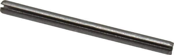 Value Collection - 1/16" Diam x 7/8" Long Slotted Spring Pin - Grade 420 Stainless Steel, Bright Finish - Apex Tool & Supply