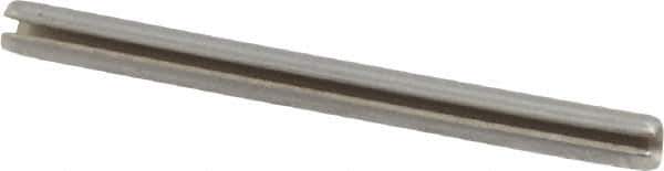 Value Collection - 5/64" Diam x 1" Long Slotted Spring Pin - Grade 420 Stainless Steel, Bright Finish - Apex Tool & Supply