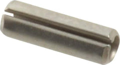 Value Collection - 3/32" Diam x 5/16" Long Slotted Spring Pin - Grade 420 Stainless Steel, Bright Finish - Apex Tool & Supply