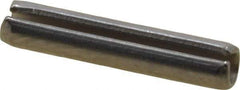 Value Collection - 3/32" Diam x 1/2" Long Slotted Spring Pin - Grade 420 Stainless Steel, Bright Finish - Apex Tool & Supply