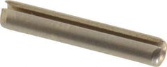 Made in USA - 3/32" Diam x 9/16" Long Slotted Spring Pin - Grade 420 Stainless Steel, Bright Finish - Apex Tool & Supply
