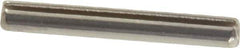 Made in USA - 3/32" Diam x 3/4" Long Slotted Spring Pin - Grade 420 Stainless Steel, Bright Finish - Apex Tool & Supply