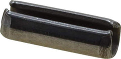 Made in USA - 1/8" Diam x 3/8" Long Slotted Spring Pin - Grade 420 Stainless Steel, Bright Finish - Apex Tool & Supply