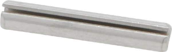 Made in USA - 1/8" Diam x 3/4" Long Slotted Spring Pin - Grade 420 Stainless Steel, Bright Finish - Apex Tool & Supply