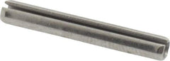 Made in USA - 1/8" Diam x 7/8" Long Slotted Spring Pin - Grade 420 Stainless Steel, Bright Finish - Apex Tool & Supply