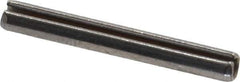 Made in USA - 1/8" Diam x 1" Long Slotted Spring Pin - Grade 420 Stainless Steel, Bright Finish - Apex Tool & Supply