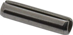 Made in USA - 5/32" Diam x 5/8" Long Slotted Spring Pin - Grade 420 Stainless Steel, Bright Finish - Apex Tool & Supply