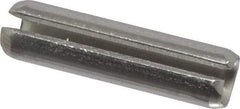 Made in USA - 3/16" Diam x 3/4" Long Slotted Spring Pin - Grade 420 Stainless Steel, Bright Finish - Apex Tool & Supply